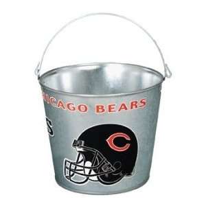  Chicago Bears Metal 5 Quart Pail