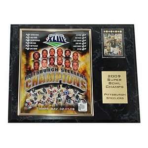  Pittsburgh Steelers Super Bowl XLIII Champs Plaque Sports 