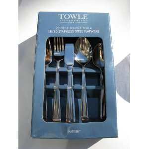 Towle Silversmiths Matisse 20 Piece Flatware Set Service for 4 