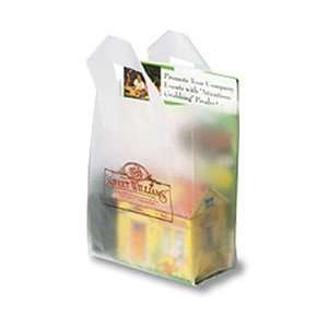   Frosted Clear Shopper   10 x 8   250 with your logo 