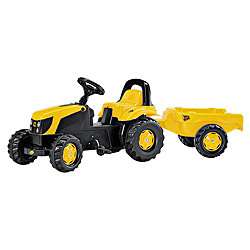 Buy JCB Pedal Tractor with Trailer from our Ride ons range   Tesco