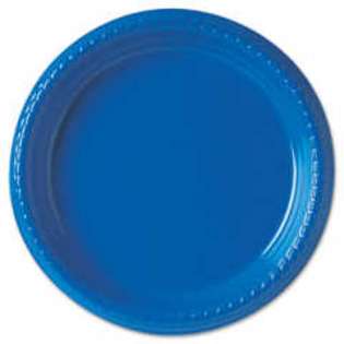 SOLO CUPS PS95B 0099 Solo Cups Ps95b 0099 Plastic Plates, 9 , Blue, 25 