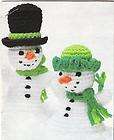 Snow Man Snow Woman crochet PATTERN  