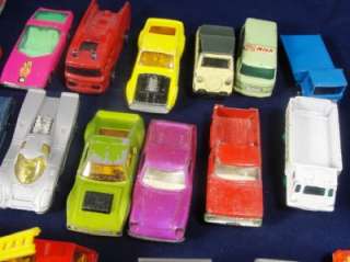 Lot of 25 Vintage Die Cast Toy Cars Cars are