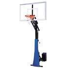   Basketball Hoop with 60 Inch Glass Backboard, Padding Colors Black