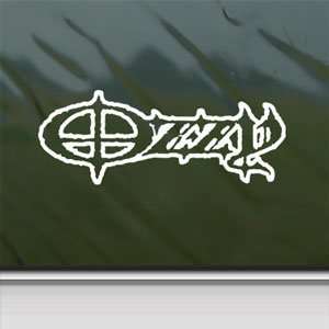  Ozzy White Sticker Metal Band Sabbath Laptop Vinyl Window 