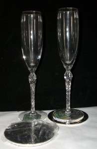 Lenox MADISON 2 Champagne Flutes Millenium Edition MINT IN BOX  