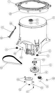 MAYTAG Washer Outer tub Parts  Model FAV6800AWW  PartsDirect 