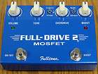 NEW Fulltone Fulldrive2 MOSFET Overdrive PEDAL w/ Clean Boost Effects 