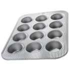 USA Pans 12 Cup Cupcake/Muffin Pan, Aluminized Steel with Americoat