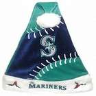 Forever Collectibles Seattle Mariners Colorblock Santa Hat