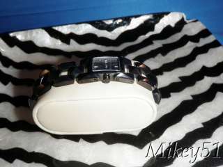   BOX AUTHENTIC BURBERRY BU5362 LADIES BLACK METAL WATCH WITH BLACK FACE