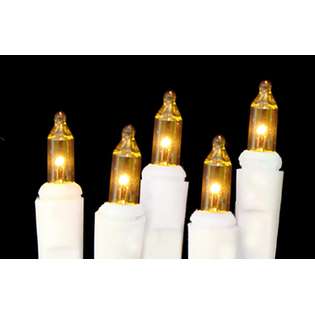 Sienna Set of 20 Battery Operated Gold Mini Christmas Lights   White 