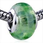 Cubozoa Glass bead and black chain dangle earrings, 3
