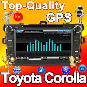 GPS Radio Navigation Car DVD 2011map TV Toyota Corolla  