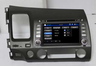 HD HONDA CIVIC DVD player GPS/3D Menu,PiP,Ipod,TV  