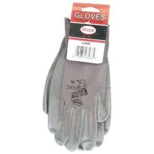 Gray Ghost String Knit Gloves, Large