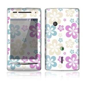  Sony Ericsson Xperia X8 Decal Skin   Flowers in the Air 