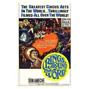  Rings Around The World Original Movie Poster, 27 x 40 