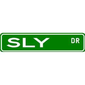 SLY Street Sign ~ Family Lastname Sign ~ Gameroom, Basement, Garage 