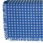 Mountain Weavers 62 x 108 Homespun Tablecloth, Blue and White