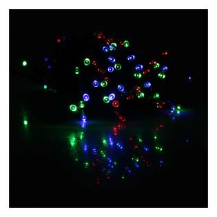 BrainyDeal 33ft 60 LED Solar String Fairy Lights Multi Color Outdoor 