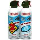 MAXELL 190026 Ca4 Blast Away Canned Air 2 Pk Removes Dust Dirt Off 