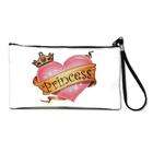 Artsmith Inc Clutch Bag Purse (2 Sided) Princess Crowned Pink Heart