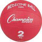 Champion Sports Rubber Medicine Ball   2 kg (4.4 lb.)