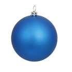   Blue Indoor/Outdoor Shatterproof Christmas Ball Ornament 4 (100mm
