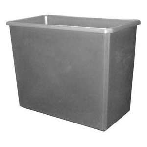   Bulk Container, Smooth Inside Wall, 17 Bushel, Gray