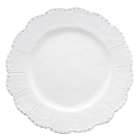 Arte Italica Bella Bianca Set Of 4 White Beaded Dinner Plates