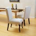  Crown Top Beige Dining Chairs (Set of 2)