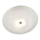 Eurofase 19638 010 Glitz 3 Light Medium Flushmount, Chorme/White