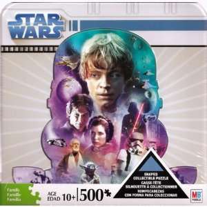  Star Wars 500 Piece Shaped Puzzle in Collectible Tin Toys 