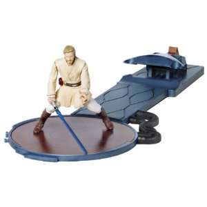   of the Clones Obi Wan Kenobi w/ Force Flipping Action Toys & Games