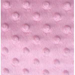  Minky Dot Fabric   Retro Pink Arts, Crafts & Sewing