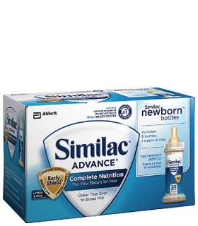 Similac Advance Newborn Formula Bottles Ready to feed 8 Pack (2 fl oz 