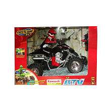 Fast Lane 17 Scale Kawasaki Remote Control ATV   Black   Toys R Us 