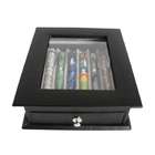 Royce Leather 910 BL GS 6 6 Pen Display Case