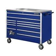 Extreme Tools 55” 11 Drawer Professional Roller Cabinet in Blue at 