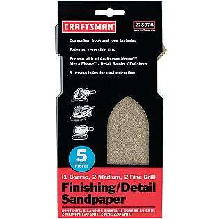     Craftsman Tools Power Tool Accessories Sandpaper & Abrasives