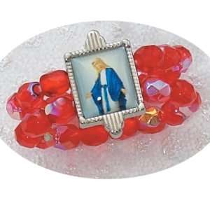   Stretch Ring with Miraculous Medal Picture (35 17)