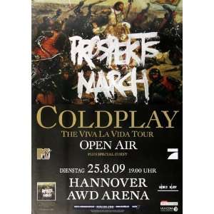  Coldplay   Prospekts March 2009   CONCERT   POSTER from 