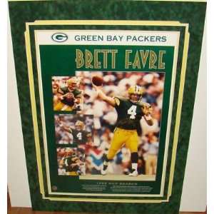  Brett Favre SIGNED Matted MVP LE 1/44 Lithograph Sports 