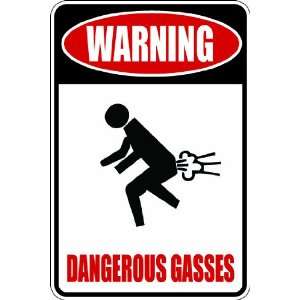 Misc91) Warning Dangerous Gases Fart Humorous Novelty Parking Sign 9 