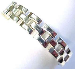 Milor Sterling Silver Bracelet with Magnetic Clasp 7 x 11.5mm  