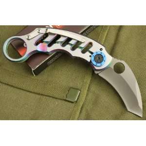 claw knife novelty hunting knife folder folding knife color new pocket 