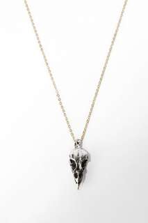 UrbanOutfitters  Bird Skull Necklace