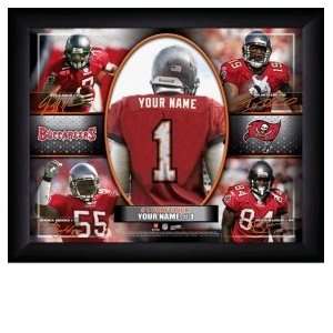  Bay Buccaneers Personalized Action Collage Print